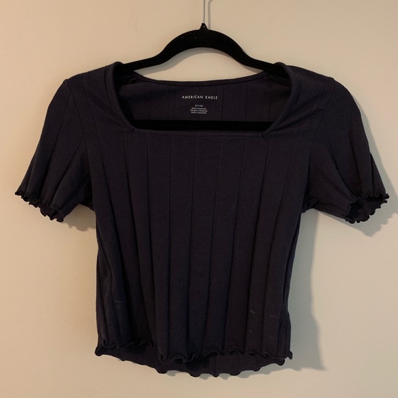 American Eagle Lettuce Edge tee - Picture 1 of 1
